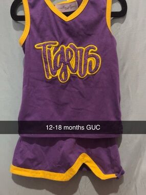 LSU Cheer Outfit One Piece